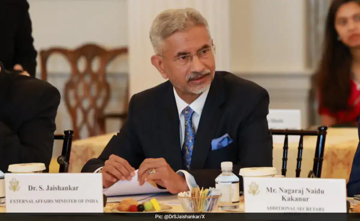 A close-up of Dr. S. Jaishankar.