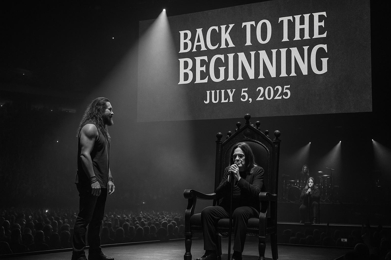 Ozzy's Final Concert on july 5, 2025 : "Back to the Beginning,"