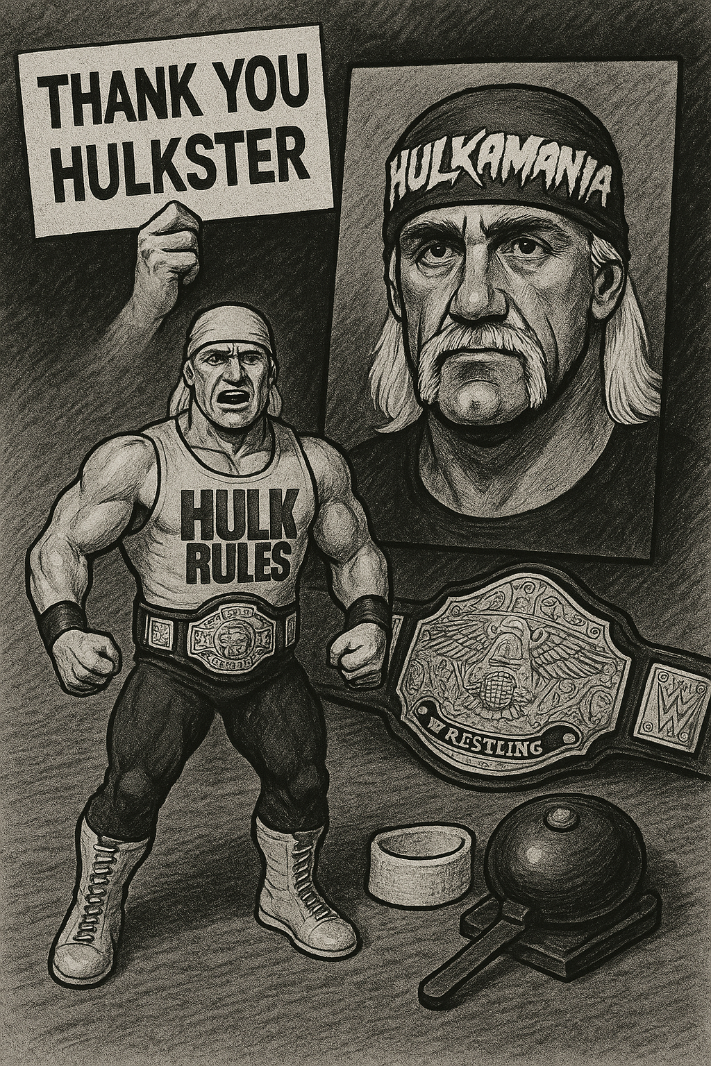 representing a fan tribute to a legendary wrestler