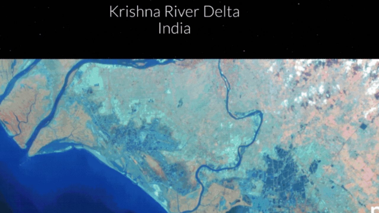 Satellite views of various areas.