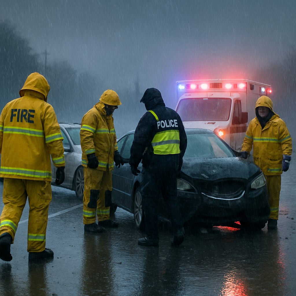 Deadly crashes on rain-soaked highways highlight the dangers of extreme weather.