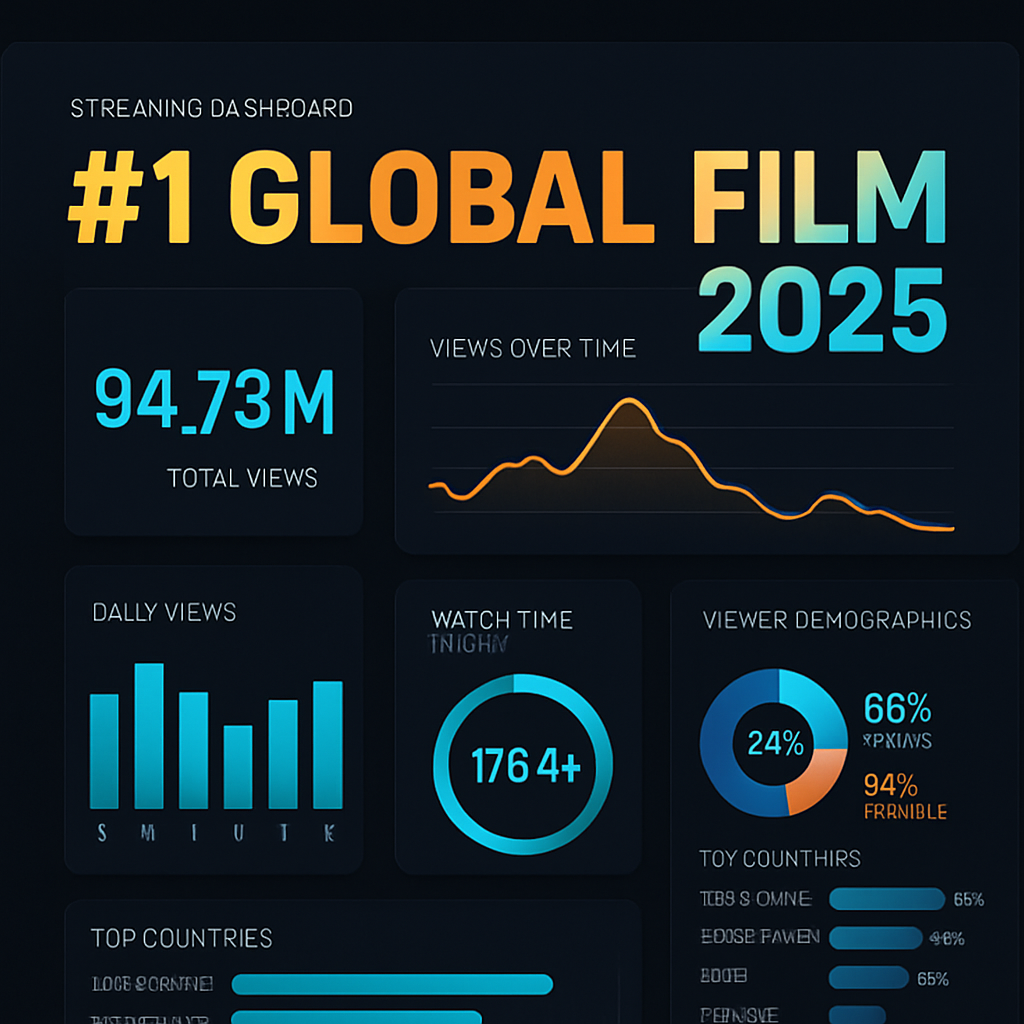 Global audiences made KPop Demon Hunters the most-watched film of 2025.