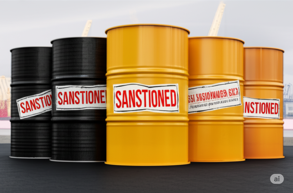 Sanctions on oil exports disrupt global energy markets and impact economies worldwide.