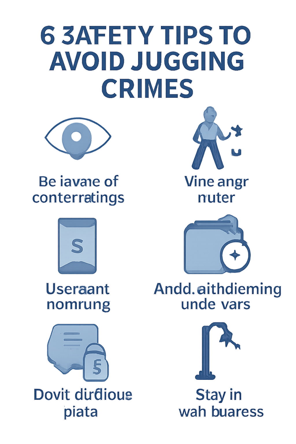 Practical steps to reduce your risk of being targeted by jugging criminals