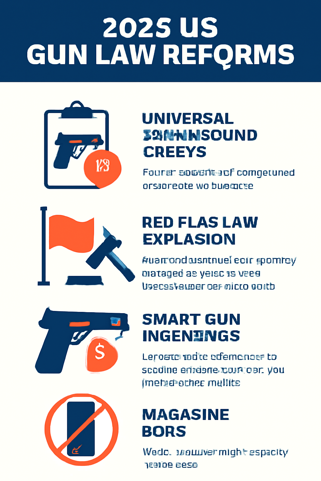 Major gun legislation changes in 2025 focus on responsibility, safety, and technology.