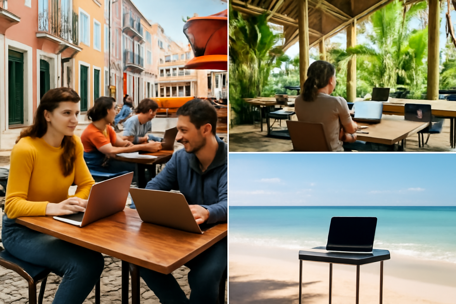 From cafes in Lisbon to co-working spaces in Bali — the digital nomad life