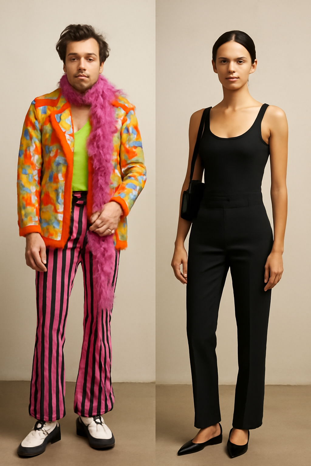 Two icons, two styles together redefining modern celebrity fashion.