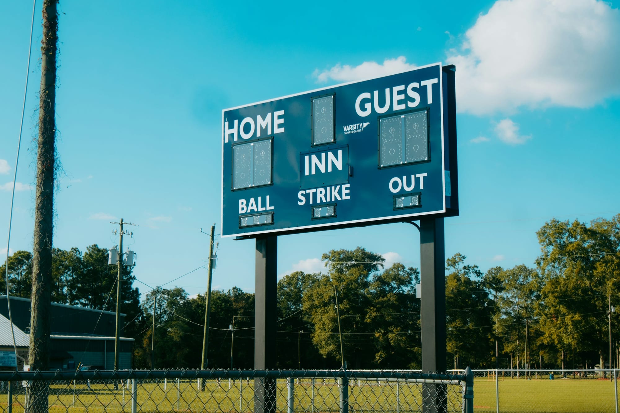 A classic scoreboard with the word "Guest" displayed.