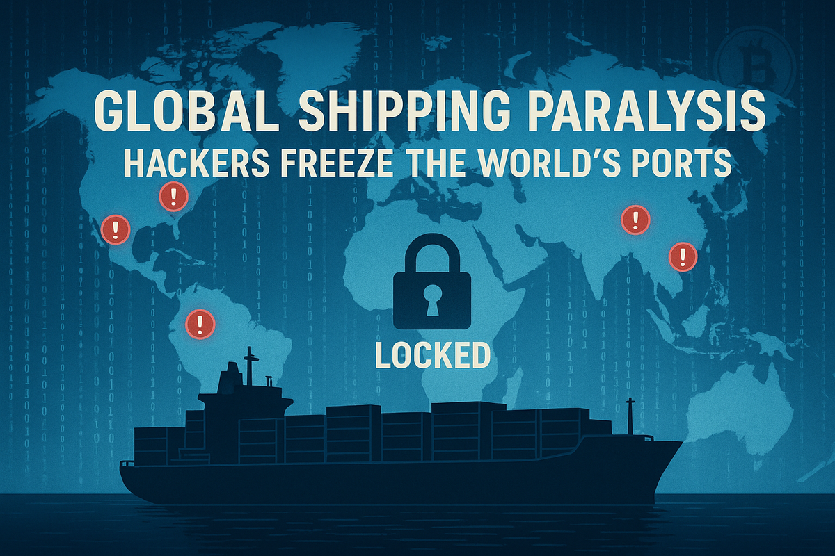 Global Shipping Crisis After Cyberattack: Hackers Cripple World’s Largest Port Network Supply Chains in Chaos