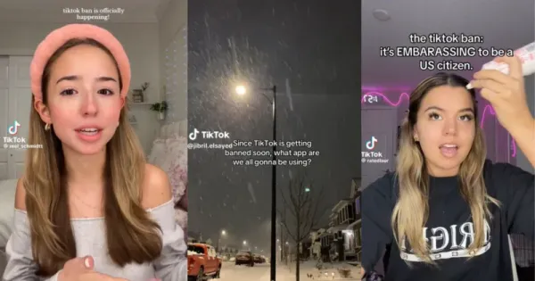 TikTok creators react to the platform ban with shock, concern, and criticism toward U.S. government policy.