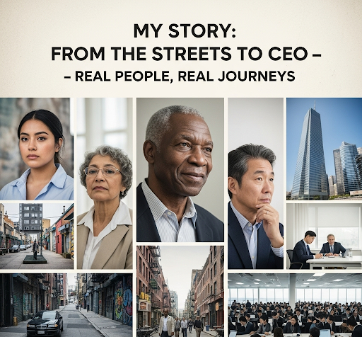My Story: From the Streets to CEO – Real People, Real Journeys