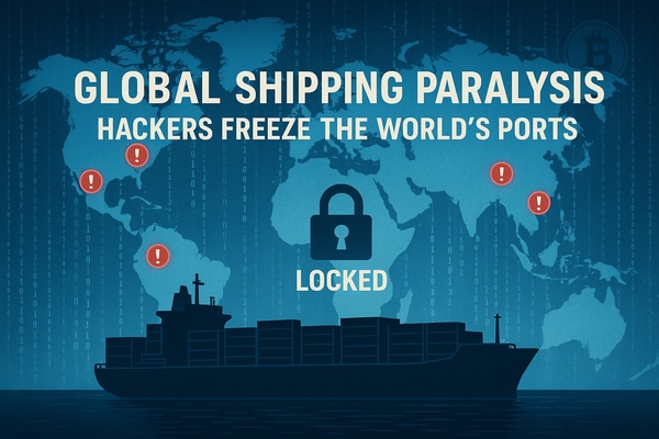 Global Shipping Crisis After Cyberattack: Hackers Cripple World’s Largest Port Network Supply Chains in Chaos
