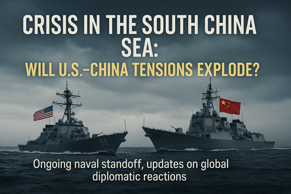 Crisis in the South China Sea: U.S. and Chinese warships face off amid rising tensions.