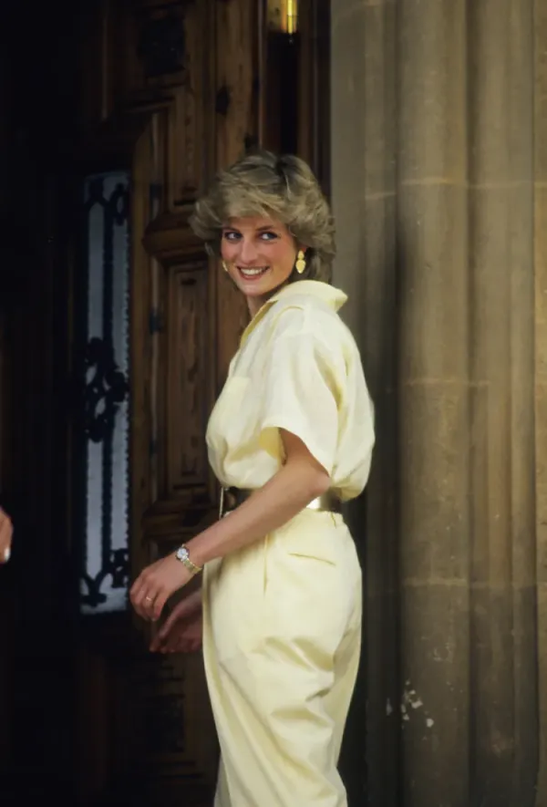 A picture of Princess Diana in Majorca in 1987